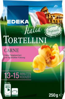 Edeka Tortellini Carne plněné taštičky se šunkou 250g  - originál z Německa