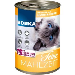Edeka Výtečné jídlo pro kočky s kuřecím a játry 400 g