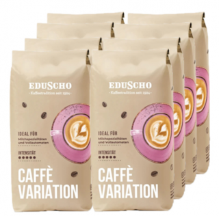 Eduscho Caffè Crema Variation zrnková káva 8x1 kg-VÝHODNÉ BALENÍ