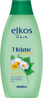 Elkos 7 bylin šampon pro normální a lehce mastící se vlasy 500ml  - originál z Německa