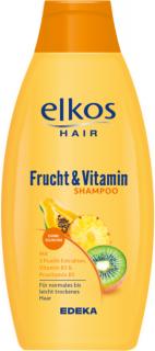 Elkos Frucht&Vitamin šampon s výtažkem meruňky a provitaminu B5 500ml  - originál z Německa