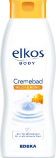 Elkos Krémová koupel - mléko & med 1000ml  - originál z Německa