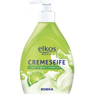 Elkos Limetka & podmáslí - tekuté mýdlo s dávkovačem 500ml  - originál z Německa