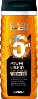 Elkos Men POWER ENERGY 5v1 sprchový gel s mentolem 300ml