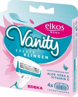 Elkos Vanity Women 5-břitý holicí systém 4 náhradní hlavice  - originál z Německa
