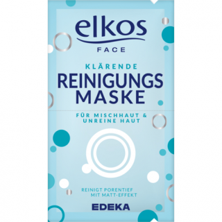 Elkos Vyjasňovací čistící maska s bílým kaolínem a zinkem 2x8ml  - originál z Německa