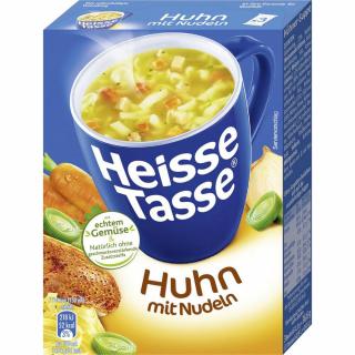 Erasco Horký šálek polévky s kuřecím masem s nudlemi 3 ks