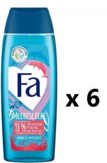 Fa Meeresliebe Frische sprchový gel 6x250 ml- VÝHODNÉ BALENÍ