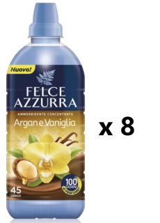 Felce Azzurra Ammorbidente koncentrovaná aviváž Muschio Argan a Vanilka 8x45 dávek  VÝHODNÉ BALENÍ