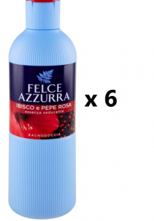 Felce Azzurra Pěna do koupele Fiori di Sakura 6x650 ml VÝHODNÉ BALENÍ