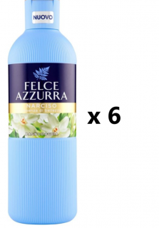 Felce Azzurra Pěna do koupele Narciso Dolce 6x650 ml VÝHODNÉ BALENÍ