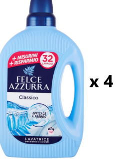 Felce Azzurra prací gel Classico 4x32 dávek VÝHODNÉ BALENÍ