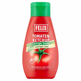 Felix BIO čistý kečup s méně cukrem a soli 435g