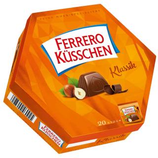 Ferrero Küsschen čokoládové pralinky s lískovými ořechy 20ks