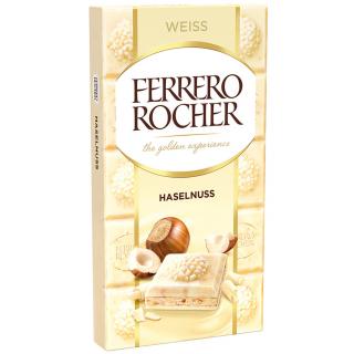 Ferrero Rocher bílá čokoláda s lískovými oříšky 90g