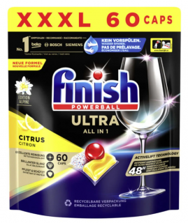 Finish Powerball Ultra All in1 Citrus XXXL 60 ks