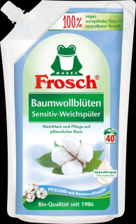 Frosch květ bavlny hypoalergenní aviváž 1000 ml  - originál z Německa