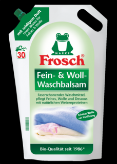 Frosch prací gel na vlnu a hedvábí, jemné prádlo, syntetiku 1,8 l, 30 dávek  - originál z Německa