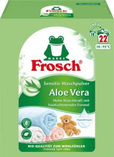 Frosch Prací prášek s aloe vera pro citlivou pokožku 1,45kg, 22 dávek  - originál z Německa