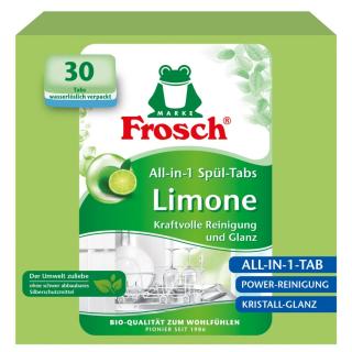 Frosch Tablety do myčky All-in-1 s vůní limetky - bio, 30 ks  - originál z Německa