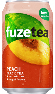 Fuze Tea Peach ledový čaj - broskev 0,33l  - originál z Německa