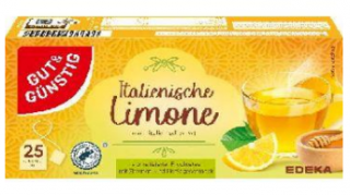 G&G čaj z italských citronů 25 sáčků, 75g  - originál z Německa