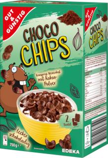 G&G Choco Chips čokoládové lupínky 750g  - originál z Německa