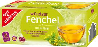 G&G Fenyklový  bylinný čaj 25 sáčků, 75g  - originál z Německa