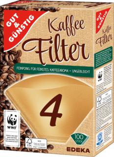 G&G Filtry do kávovarů velikost 4, 100ks  - originál z Německa