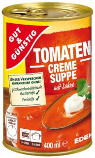 G&G Krémová rajčatová polévka se smetanou 400 ml  - originál z Německa
