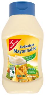 G&G Lahůdková majonéza s 80% řepkovým olejem 500 ml  - originál z Německa