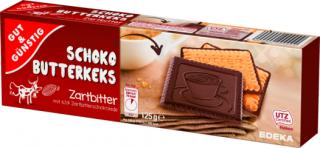 G&G Máslové sušenky máčené v hořké čokoládě 125g  - originál z Německa