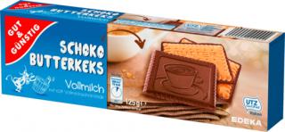 G&G Máslové sušenky máčené v mléčné čokoládě 125g  - originál z Německa