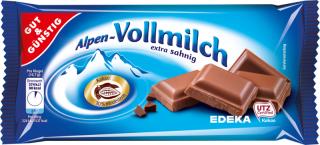 G&G Mléčná čokoláda z alpského mléka 100g  - originál z Německa