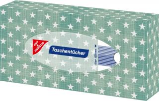 G&G Papírové kapesníky v boxu 4-vrstvé, 100 ks  - originál z Německa