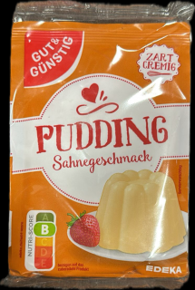 G&G pudink se smetanovou příchutí 114 g  - originál z Německa