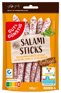 G&G Salámové tyčinky, Drůbeží 100 g