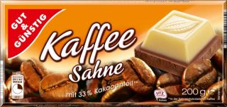 G&G Smetanovo-kávová čokoláda, 200g  - originál z Německa
