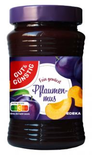 G&G Švestková povidla 450g  - originál z Německa