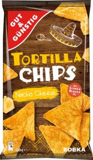 G&G Tortilla chips, Nacho se sýrem, 300 g  - originál z Německa