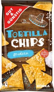 G&G Tortilla chips, přírodně soleno, 300 g  - originál z Německa