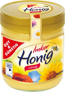 G&G včelí med, jemně krémový 500g  - originál z Německa