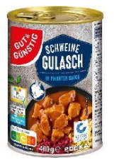 G&G Vepřový guláš 400 g  - originál z Německa