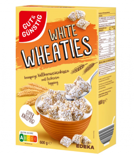 G&G White Wheaties celozrnné pšeničné polštářky 600 g  - originál z Německa