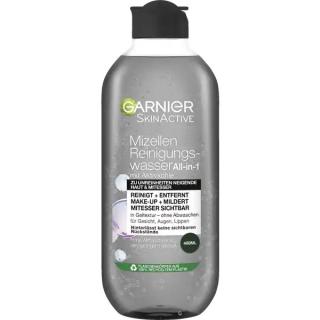 Garnier SkinActive micerální čistící voda All-in-1 s aktivním uhlím 400 ml