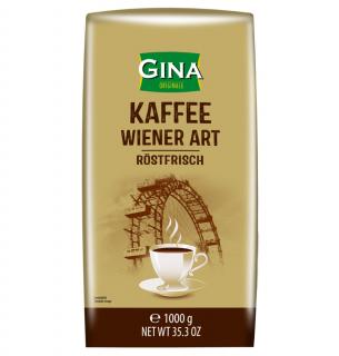 Gina Vídeňská zrnková káva 1kg