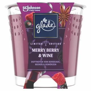 Glade by Brise vonná svíčka Merry Berry & Wine 1 ks, 129g