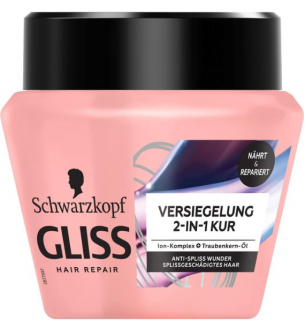 Gliss Kur Versiegelung 2-in1 Kur Anti-Spliss Wun 300 ml  - originál z Německa