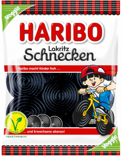 Haribo lékořicoví šneci 175 g