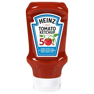 Heinz tomátový kečup s o 50% nižším obsahem cukru 500ml